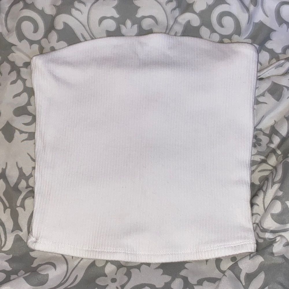 BRAND NEW WHITE TUBE TOP